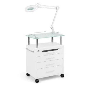 Color Optional Manicure Furniture Nail bar Salon Mesa De Manicure Desk Metal Nail Table