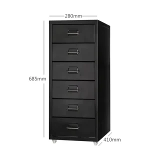 Colorful 6 Drawer Metal Filing Cabinet Modern Office Furniture for File Storage for Bedroom Living Room School