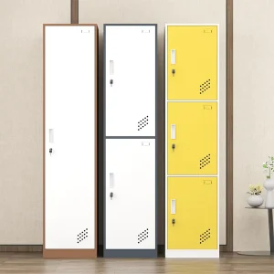 Colorful Multi Door Steel Locker Cabinet Durable Steel Filing Cabinet Modern Design Metal Office Furniture for School Hospital