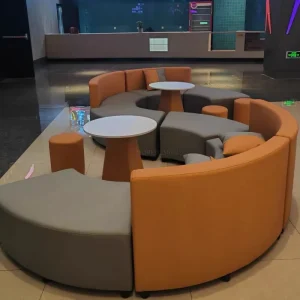 Combined Hospital Leather Modern Bank Bus Station Airport Public Space Waiting Chair