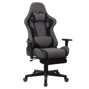 Comfort Ergonomic Modern Fabric Office Chair with Lumbar Support and Adjustable Height for Computer Use