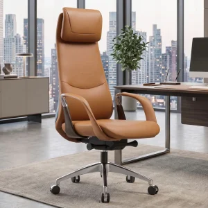 Comfort High Back Reclining Executive Chair Ergonomic Lumbar Pillow Office Chair