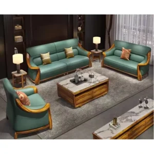 Comfortable Ergonomic Design Office Furniture Real Leather Executive Office Sofa for Office Building