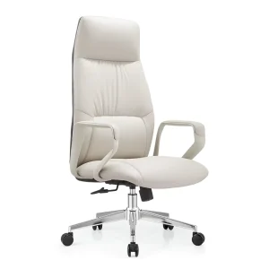 Comfortable Executive Office Chair PU Leather Modern Design Adjustable Height Luxury