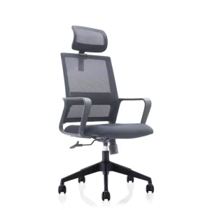Comfortable Executive Swivel Wheels Fabric Mesh Furniture Black Revolving Ergonomic Office Chair Furniture for Sale