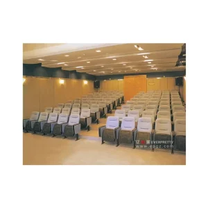 Comfortable Foldable Modern Lecture Cinema Movie Theater Scene with Row Seat Design Auditorium Chair