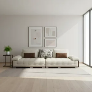 Comfortable Indoor Sofa Bed Set Luxury Home Living Room Furniture
