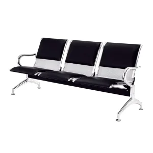 Comfortable Metal 3 Seater Outdoor Hospital Bus Station Airport Waiting Chairs