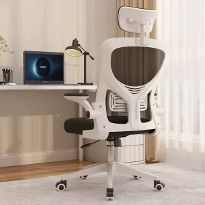 Comfortable Modern Computer Office Furniture Ergonomic Fabric Mesh Swivel Office Chairs With Lumbar Support