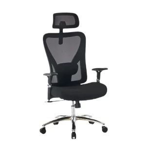 Comfortable Victorian Design Swivel Office Chair with Adjustable Armrest for Home Office and Study