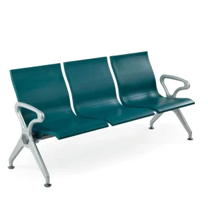 Comfy Durable Metal Hospital Public Waiting Bank Reception Seating Chair Bench for Airport