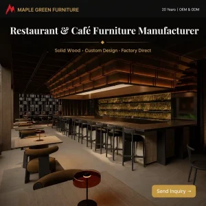 Commercial Bar Restaurant Furniture Set Modern Booth Seating Dining Table Chair Cafe Coffee Shop Hotel Custom Design