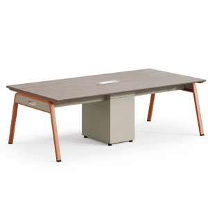 Commercial Business Multi Person Big Conference Office Wood Desk Contemporary Executive Meeting Table