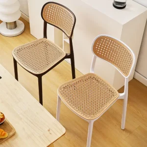 Commercial Cafe Restaurant Chair Nordic Plastic Chair for Coffee Shop Bistro Furniture One Stop Solution