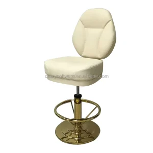 Commercial Casino Slot Machine Bar Chair Height Un adjustable Leather Stool for Arcade Room