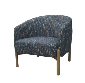 Commercial Chair Modern Chair for Hotel Lobby Public Area Custom Fabric Hospitality Lounge Armchair