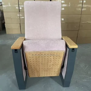 Commercial Cinema Chair Theater Seating Lecture Chair with Writing Tablet School Furniture