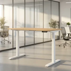 Commercial Dual Motor 3-Stage Electric Standing Desk Frame Height Adjustable Sit Stand Desk Stand for Healthy Business