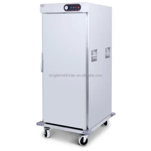 Commercial Food Warmer Cart Warm Heating Banquet Trolley Electric Restaurant Hotel Cater Holding Cabinet Machine with Wheel