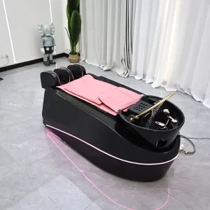 Commercial Full Body Airbag Compression Massage Shampoo Table Steam Circulation Head Spa Shampoo Bed for Beauty Salon