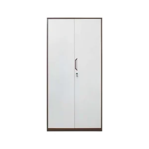 Commercial Furniture Office Metal Filing Cabinet 2 Swing Door Steel File Cupboard with 4 Shelves