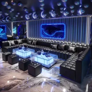 Commercial Furniture Restaurant Cafe Nightclub Bar Furniture Booth Seat Modern European PU Leather Durable Waterproof Bedroom