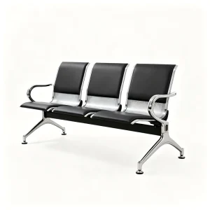 Commercial Furniture Steel Airport Hospital Waiting Lounge Chair Metal Easy to Clean for Mall School Outdoor & Hotel Use