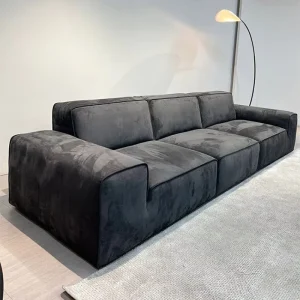 Commercial Grade CA117 Compliant Modular Sofa Set High Density Foam Velvet Sectional Sofa for Hotel Lounge Office