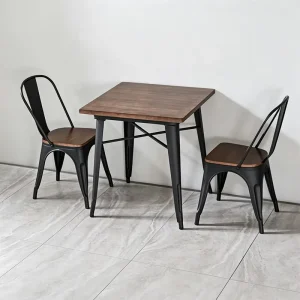 Commercial Grade Metal Modern Durable Eco Friendly Stackable Kitchen Stool Garden Chair Restaurant Cafe Silla Dining Chairs