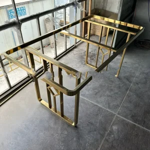 Commercial Grade Stainless Steel Table Frame for Dining Venues Cocktail Bars and Hospitality Projects
