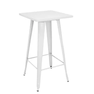 Commercial High Pub Torix Table with Metal Top Outdoor Metal Bar Table
