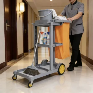 Commercial Hotel Cleaning Tool Cart YH-C1 Multifunctional Janitorial Cart and Tool Storage Trolley