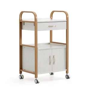 Commercial Hotel Furniture Trolley 4 Wheel Multifunctional Mobile Rack