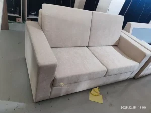 Commercial Hotel Furniture Two Seater Durable Waterproof Wear-resistant Fabric Sofa for Hospital and Hotel Lobby