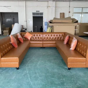 Commercial KTV Restaurant Furniture Sofa Sets Living Room Furniture Modern Corner Modular Sectional Sofa Set Couch Set