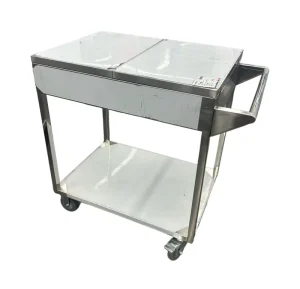 Commercial Kitchen Seasoning Cart Multifunctional Stainless Steel Condiment Trolley for Hotels and Restaurant Supplies
