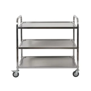 Commercial Kitchen Three story Kitchen Hotel Cart Made of Stainless Steel
