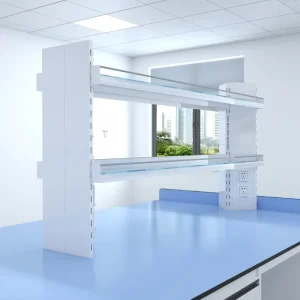 Commercial Laboratory Furniture Model TW Thickened Steel Glass Wall Mounted Cabinet Lab Bench Side Bench Central Island