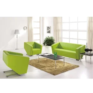 Commercial Lime Green Office Leather Sofa Set (OZ OSF016)