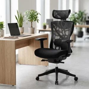 Commercial Luxury Modern High Back Lumbar Support Adjustable Mesh Executive Ergonomic Office Chair