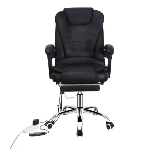 Commercial Luxury Reclining High Back Ergonomic Leather Executive Massage Office Chair for Adult