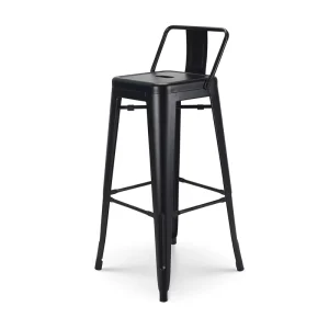 Commercial Metal Iron Bistro Outdoor High Bar Chair Industrial Furniture Stools