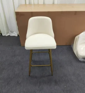 Commercial Modern Fabric High Bar Chair Steady Durable Eco Friendly Customizable Size & Color