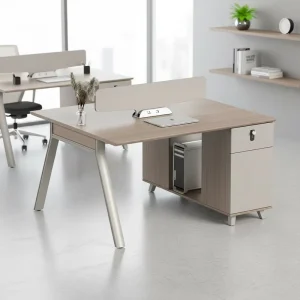 Commercial Modern Solid Wood Durable Modular Extendable Computer Desk Workstation Multi-Function Storage for Home Office Use
