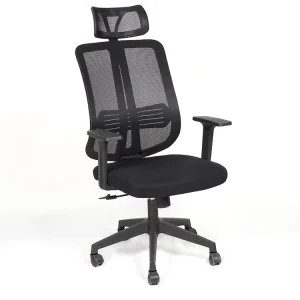Commercial Office Chair Simple and Comfortable Business Computer Chair With Rotating Mesh Headrest for Dining Use