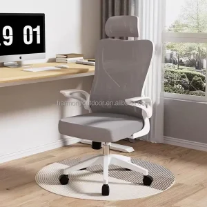 Commercial Office Furniture Ergonomic Chair 360° Swivel Height Adjustable Office Chair with Casters and Lumbar Support