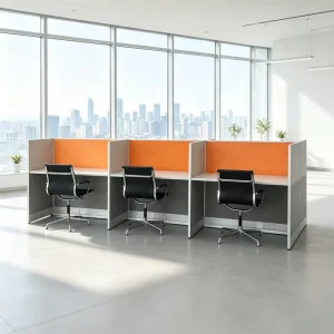 Commercial Office Furniture Modern Modular 1 8 Staff Desk Cubicle Table Workstation Melamine Board Home Office Warehouse