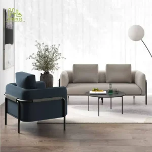 Commercial Office Furniture Modern Office Sofa Set for Apartment Hotel Use Waiting Reception 2 Seater Sofa