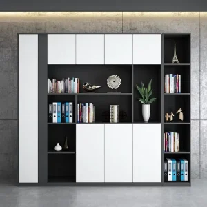 Commercial Office Furniture Office Room Filing Cabinet Modern Wood Storage Cabinet Home School Display Bookcase