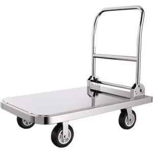 Commercial Pan Rack Trolley Stainless Steel 3 Tier Rolling Cart for Hotel Restaurant Catering Food Storage Baking Tray Holding
